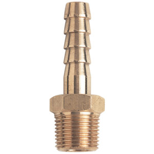 Male Thread, 1/4" BSPT Hose Tail 3/8" ID