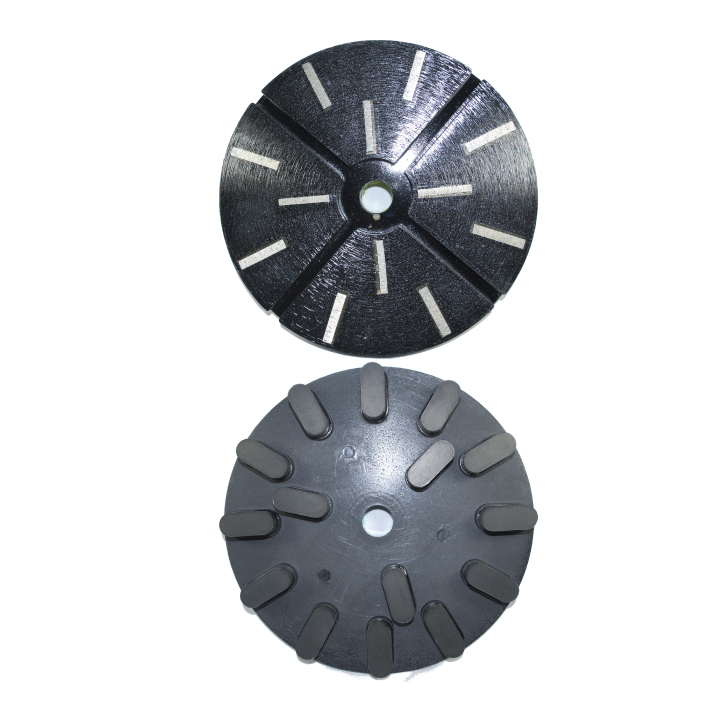 250mm Diamond Plates "Hook & Loop" Backed