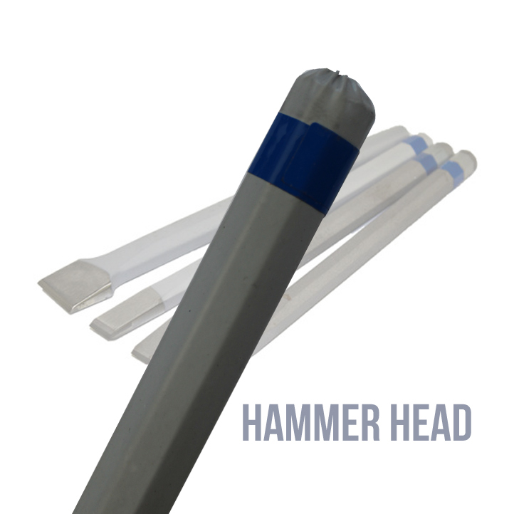 Faulds Marble/Stone Heavy Duty Masonry Chisel Hammer Head (Tungsten Tipped)