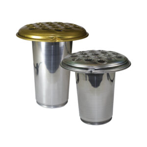 5"x 3" x 4" Aluminium Flower Container (Polished)